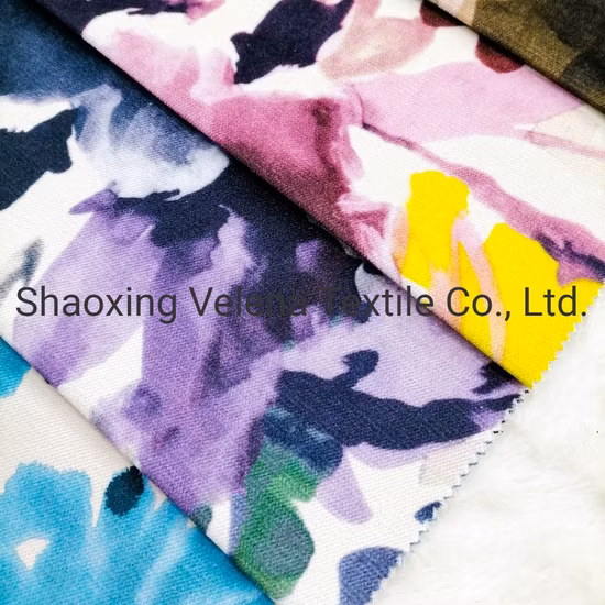 High Quality 2021 Jaguar Velvet Printed Upholstery Furniture Sofa Home Textile Warp Knit Fabric